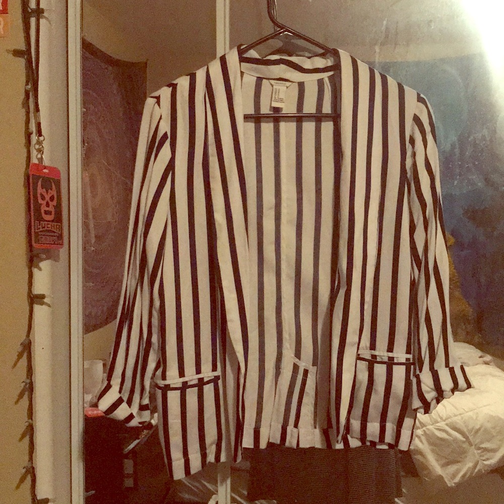 Striped Blazer
